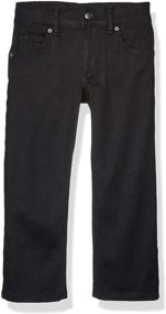 img 4 attached to 👖 LEE Regular Straight Black Boys' Jeans - Proof Clothing