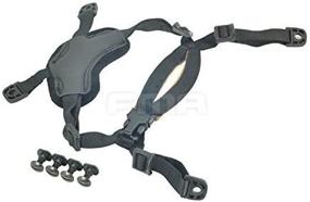 img 2 attached to H World Shopping Helmet Suspension Lanyard with 4-Point Chin Strap, Bolts, and Screws - Fast MICH IBH Helmet