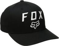 fox mens curved snapback black4 logo