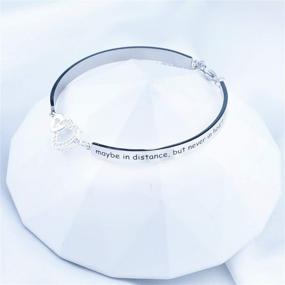 img 1 attached to 👩 Mother Daughter Bracelet: A Keepsake Jewelry Gift for Mom and Daughter, Perfect for Mother's Day and Celebrating Unbreakable Bonds, Even in Distance