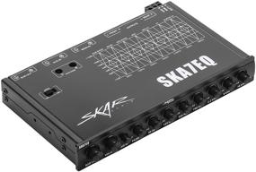 img 4 attached to 🔉 Skar Audio SKA7EQ 7 Band Car Audio Graphic Equalizer with Aux Input and High Voltage RCA Outputs - 1/2 DIN Pre-Amp