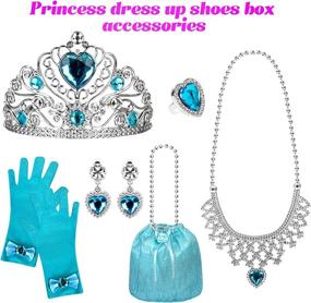 img 1 attached to 👑 Pretend Princess Collection Earrings Necklace