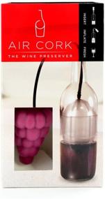 img 2 attached to Air Cork Wine Preserver (Burgundy): Save Red and White Wine, Reusable Stopper, as Featured on Shark Tank