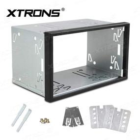 img 2 attached to 📻 XTRONS Double Din Car Radio Mounting Kit: Universal Cage Fitting for Head Units (14-003A)