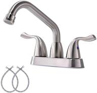 phiestina bf25 7 bn: luxurious brushed centerest threaded faucet for a stylish bathroom upgrade logo