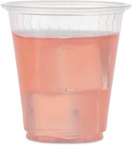img 1 attached to 🥤 Party Bargains Clear Plastic Cups: Premium Quality & Heavy-duty Party Glasses, BPA Free Disposable Tumbler (100 Pk)
