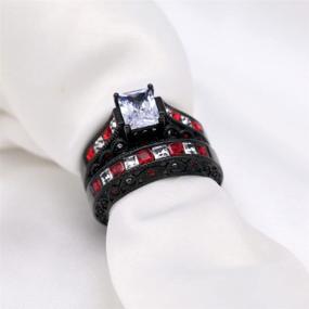 img 1 attached to Королевская свадебная обручальное кольцо Принцессы Engagement