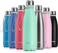 🏞 koodee 17oz stainless steel double wall vacuum insulated water bottle for sports, bpa free logo