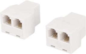 img 4 attached to RJ11 6P4C 1 Female To 2 Female Telephone Line Splitters