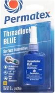 🔐 permatex 24300-6pk surface insensitive threadlocker blue, 0.34 oz. (6 pack): reliable threadlocking solution for all surfaces logo