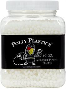 img 4 attached to 🔧 Polly Plastics Moldable Plastic Pellets (10 oz) - Ideal for Cosplayers and Hobbyists | EZ Grip Jar with Idea Booklet