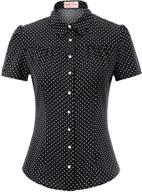 belle poque collar office blouses: trendy girls' clothing & stylish tops, tees & blouses logo