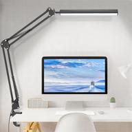 💡 premium led swing arm desk lamp: adjustable, dimmable & eye-caring | 3 color modes, 10-level brightness | memory function | perfect for home office логотип