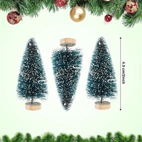 img 3 attached to Пластиковые украшения Настольное рождественское украшение