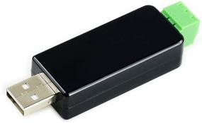 img 2 attached to Надежный внешний преобразователь USB в RS485 Waveshare для промышленного использования с оригинальным FT232RL: улучшенные схемы защиты, предохранитель, диоды ESD и TVS.