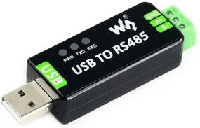 img 3 attached to Надежный внешний преобразователь USB в RS485 Waveshare для промышленного использования с оригинальным FT232RL: улучшенные схемы защиты, предохранитель, диоды ESD и TVS.