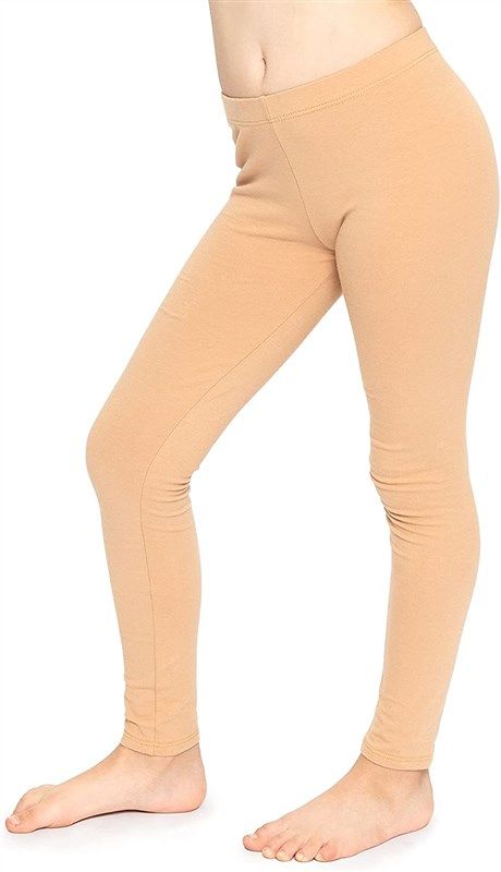 stretch comfort cotton footless leggingsロゴ