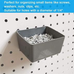 img 1 attached to 🔀 Versatile Pegboard Hooks Assortment for Efficient Organization