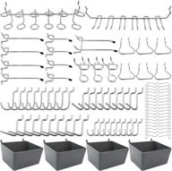 🔀 versatile pegboard hooks assortment for efficient organization logo