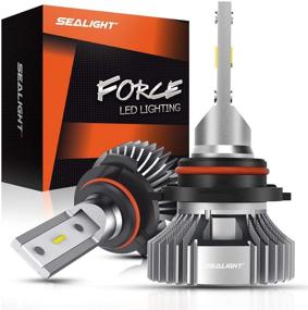 img 4 attached to 🚘 SEO-Optimized SEALIGHT H10/9145/9140 LED Fog Light Bulbs: 4000 Lumens, 6000K Xenon White, Non-Polarity, 9045/9040 LED Fog Lamp or DRL Bulbs - Halogen Replacement for Cars/Trucks