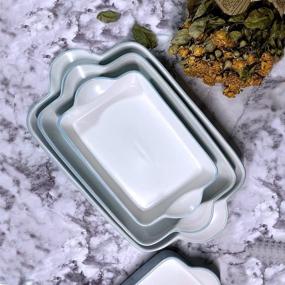 img 1 attached to ANTOWALL Ceramic Bakeware Casserole Rectangular