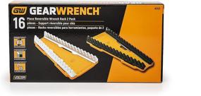 img 3 attached to 🔧 GearWrench 16-Slot Reversible Wrench Rack - Model 83121