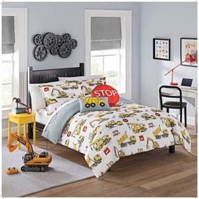 img 2 attached to 🏠 WAVERLY Reversible Construction Collection Multicolor Kids' Home Store