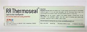 img 3 attached to 🦷 Ultimate Relief: RA Thermoseal Rapid Action Toothpaste for Sensitive Teeth 100gm