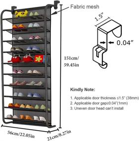 img 3 attached to TZAMLI 10 Tier Organizer Hanging Customized