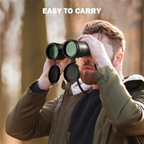 img 2 attached to 🔭 Usogood 12x50 High Power Binoculars for Adults - Bird Watching, Hiking, Hunting, Stargazing - Includes Tripod Phone Adapter, BAK-4 Prisms &amp; FMC, Nitrogen Filled, IPX7 Certified