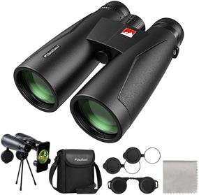 img 4 attached to 🔭 Usogood 12x50 High Power Binoculars for Adults - Bird Watching, Hiking, Hunting, Stargazing - Includes Tripod Phone Adapter, BAK-4 Prisms &amp; FMC, Nitrogen Filled, IPX7 Certified