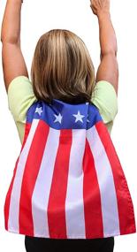 img 4 attached to Freedom Capes American Flag Cape