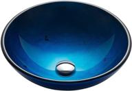 💙 stylish kraus gv-204 irruption blue glass vessel bathroom sink: a stunning addition to your bathroom décor logo