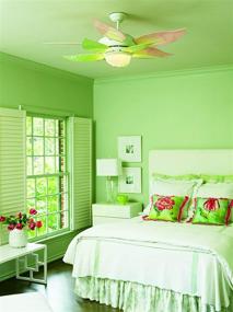 img 1 attached to 🌼 Craftmade K10368 Bloom 52" Ceiling Fan: Remote & Wall Control, CFL Lights, 10 Blades, White