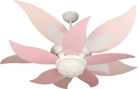 img 2 attached to 🌼 Craftmade K10368 Bloom 52" Ceiling Fan: Remote & Wall Control, CFL Lights, 10 Blades, White