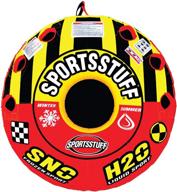 π sleek and versatile sportsstuff super crossover towable: ideal for boating and snow tubing adventures! logo