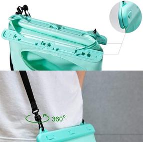 img 2 attached to 🌊 LAQ DESIGN Perspective Waterproof Storage Bag: Kayaking & Beach Waterproof Bag with Shoulder Strap, Keeps Valuables Dry with Secure Closure