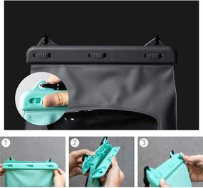 img 1 attached to 🌊 LAQ DESIGN Perspective Waterproof Storage Bag: Kayaking & Beach Waterproof Bag with Shoulder Strap, Keeps Valuables Dry with Secure Closure