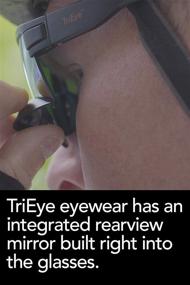 img 1 attached to 👓 Enhanced Vision and Style: Trieye Eyewear with Integrated Mirror