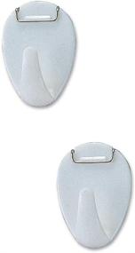 img 4 attached to 📎 Boost Organization with Officemate Cubicle Hooks in Classic White - 30180