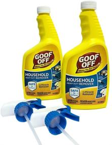 img 1 attached to Goof Off FG659AM Heavy-Duty 32oz Remover (2 Pack), Bright Yellow