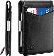 efficient blocking bifold wallet: 👝 minimalist men's accessories for pocket organization logo