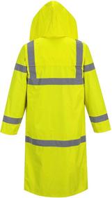 img 2 attached to 🧥 Enhanced Visibility 48" Portwest Classic Raincoat