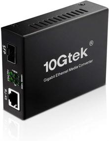 img 4 attached to Gigabit SFP to RJ45 Media Converter | 1000Base-SX/LX SFP 🔌 Slot to 10/100/1000Mbps RJ45 Port | Multi/Singlemode Transceiver Support | Full/Half Duplex