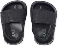 👣 детское унисекс-обувь тапочки the children's place boss sandals: стильная и удобная обувь для детей логотип