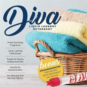 img 3 attached to 👗 Tyler DIVA Glamorous Wash Laundry Detergent - 1/2 Gallon - Olivi Stain Remover Pen Included - Fresh Scent Sachet - Clothing, Linen, Lingerie, Luxurious Fabrics, Sheets