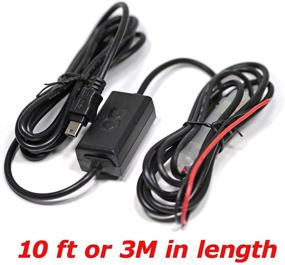 img 3 attached to 🔌 EDO Tech Компактный 5V Мини-USB Прямое Подключение АЗУ для Rexing V1 Blackbox G1W DVR Garmin Dash Cam 10 20 30 35 GDR 33 43 Vantrue R2 N1 N2 X1 X2 Видеорегистратора - Эффективное решение для зарядки в автомобиле