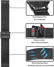 img 2 attached to 📱 Nicempty ID205L Smartwatch Bands