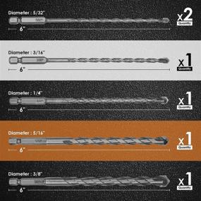 img 3 attached to 🔨 AugTouf Многофункциональный буровой карбид для каменных работ: идеальный инструмент для различных бетонных работ!