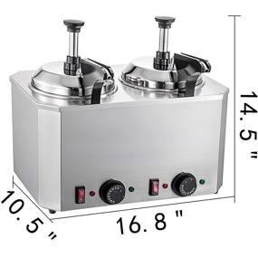img 3 attached to VBENLEM Dispenser Capacity Stainless Caramel Food Service Equipment & Supplies and Tabletop & Serveware